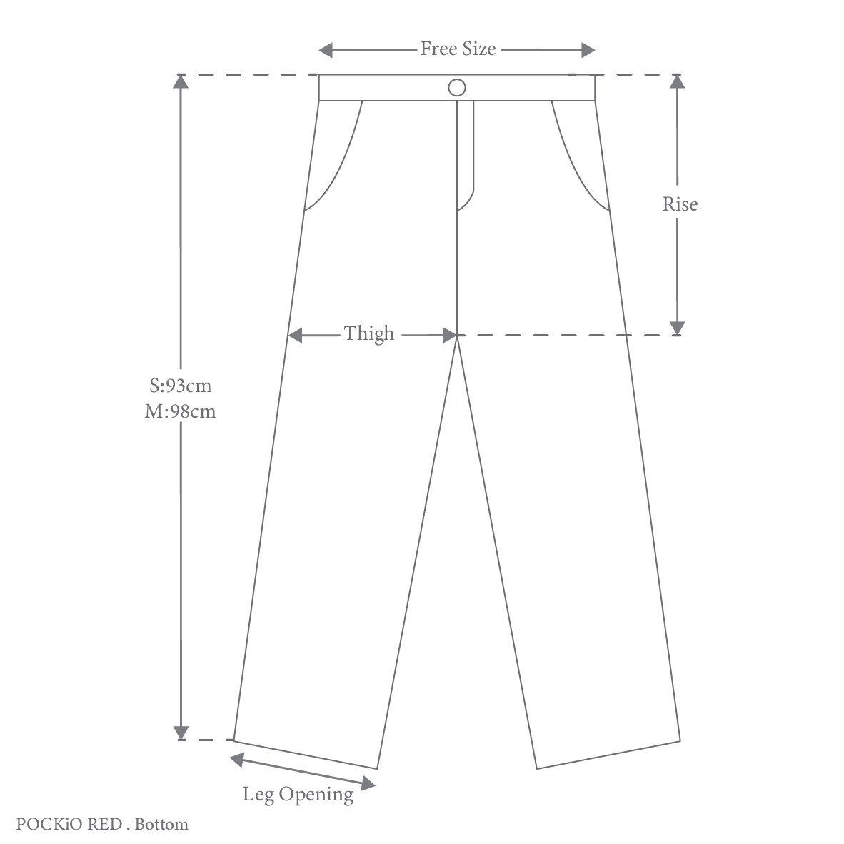 POCKiO RED - BOTTOM (PANT)