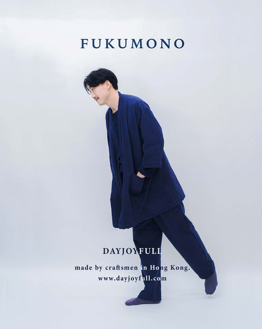 FUKUMONO KIMONO - NAVY BLUE